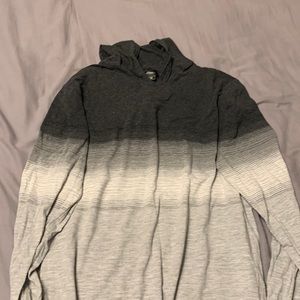 Long sleeve hooded shirt